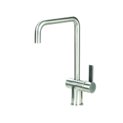 Urban Straight Neck Kitchen Mixer Brushed Stainless gallery detail image