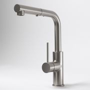 Nisa Square Pull Out Mixer Brushed Nickel gallery detail image