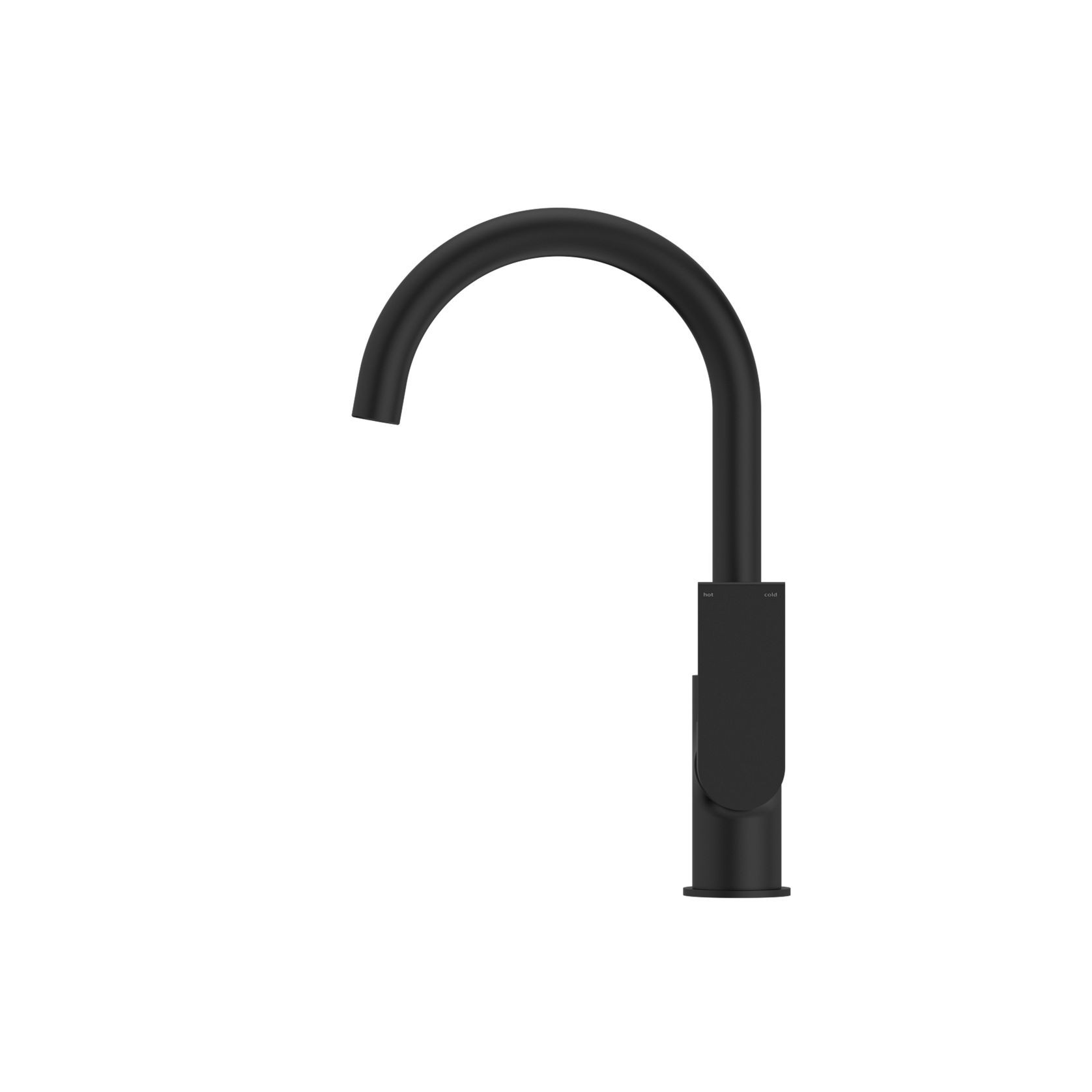 Bianca Kitchen Mixer Gooseneck Spout | Matte Black gallery detail image