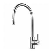 Franke Eos Neo Gooseneck Swivel Pull-out Tap - Stainless Steel gallery detail image