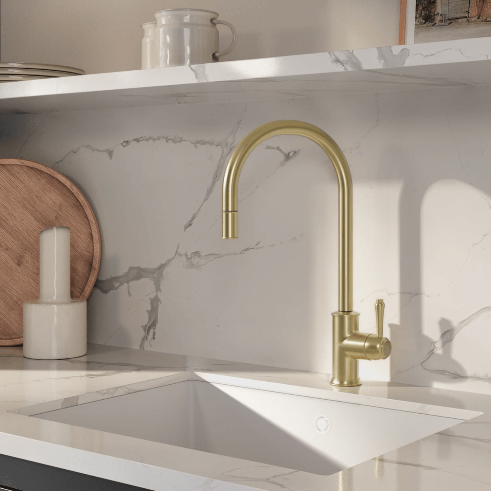 Kingsley Commercial Pull-Out Kitchen Mixer gallery detail image