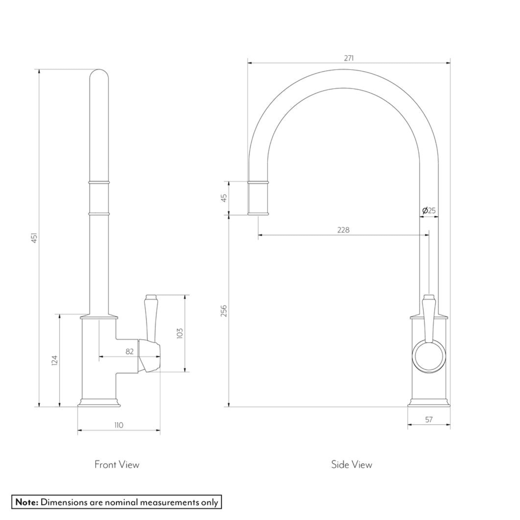Kingsley Commercial Pull-Out Kitchen Mixer gallery detail image