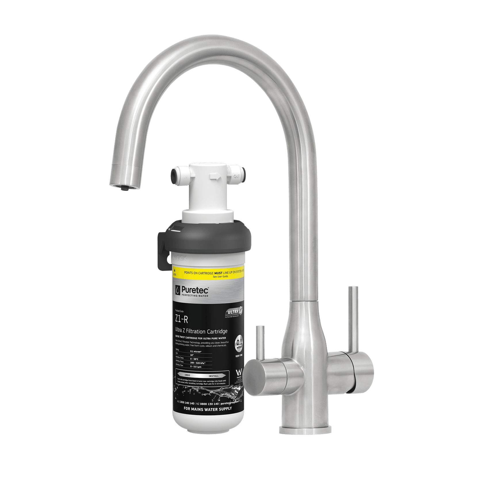 Z1-E10-BN Mixer & Undersink Filter gallery detail image