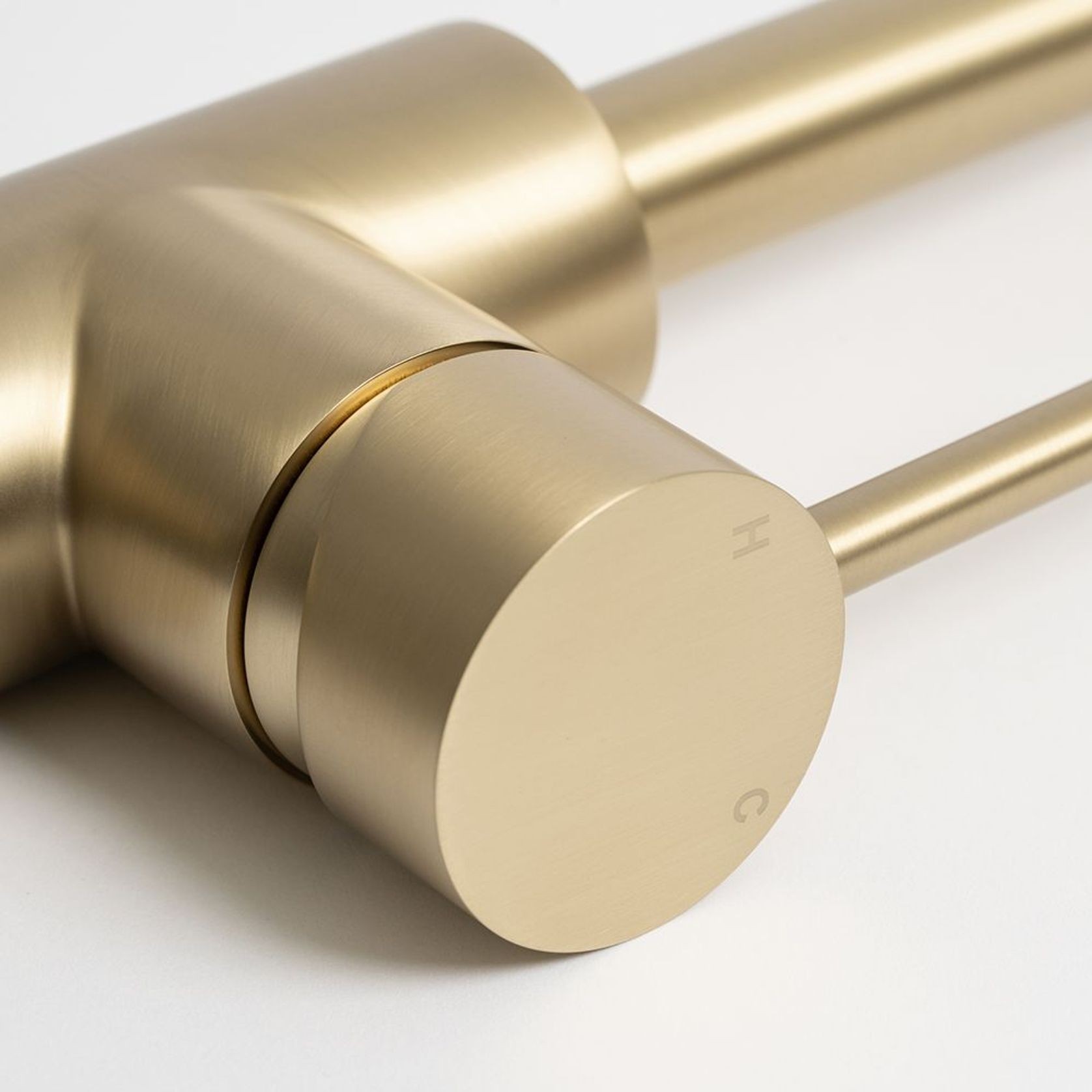 Mira Brushed Brass Gold Pull Out Mixer gallery detail image