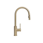 Mira Brushed Brass Gold Pull Out Mixer gallery detail image