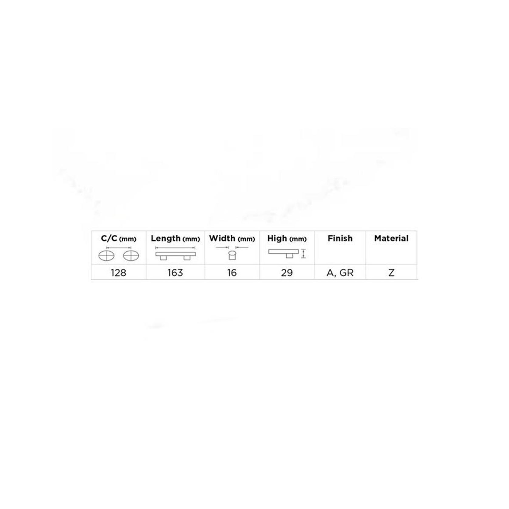 Barton Cabinet Handle EU72  gallery detail image