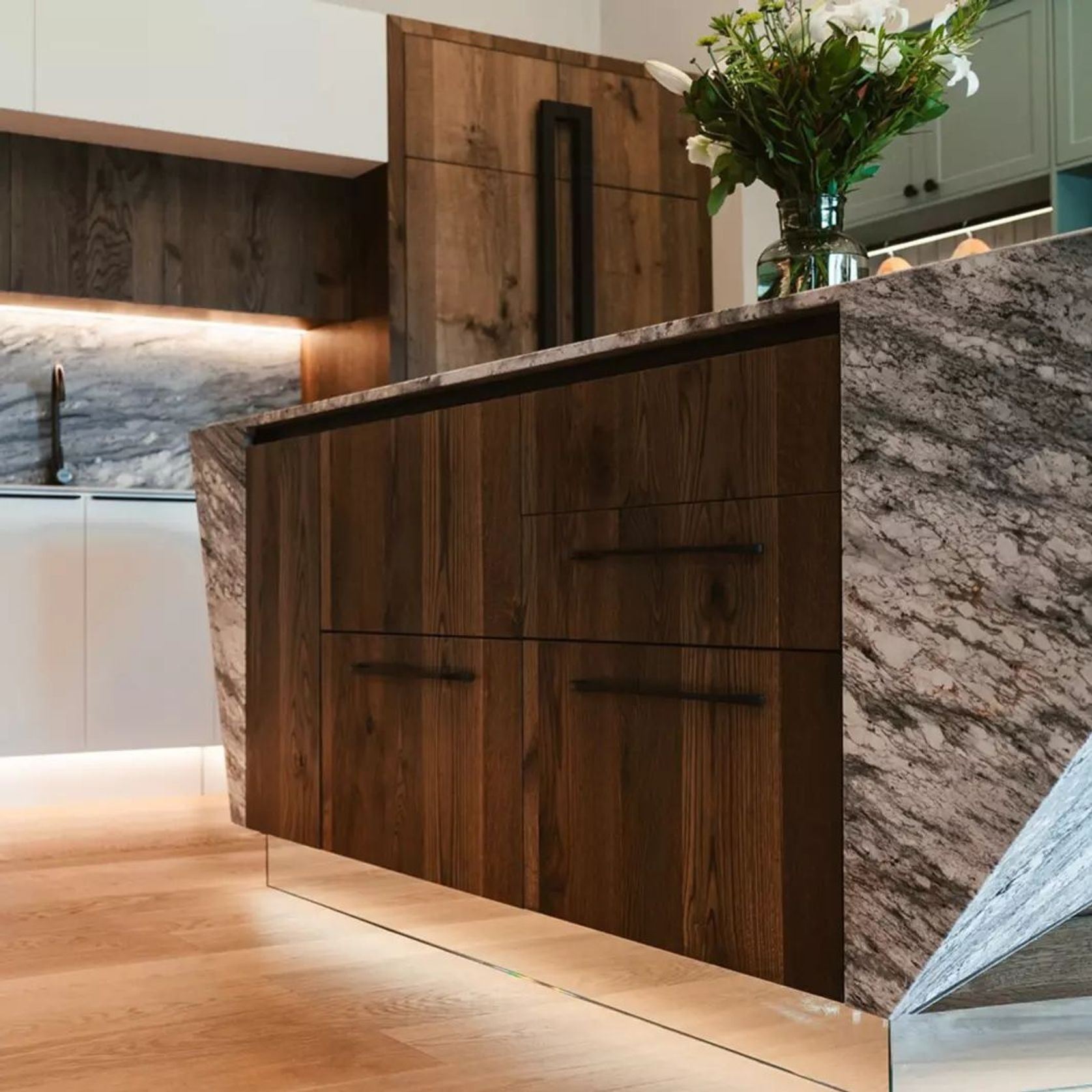 Beam Oak Stone Grey | Pre-finished Veneer Panels gallery detail image