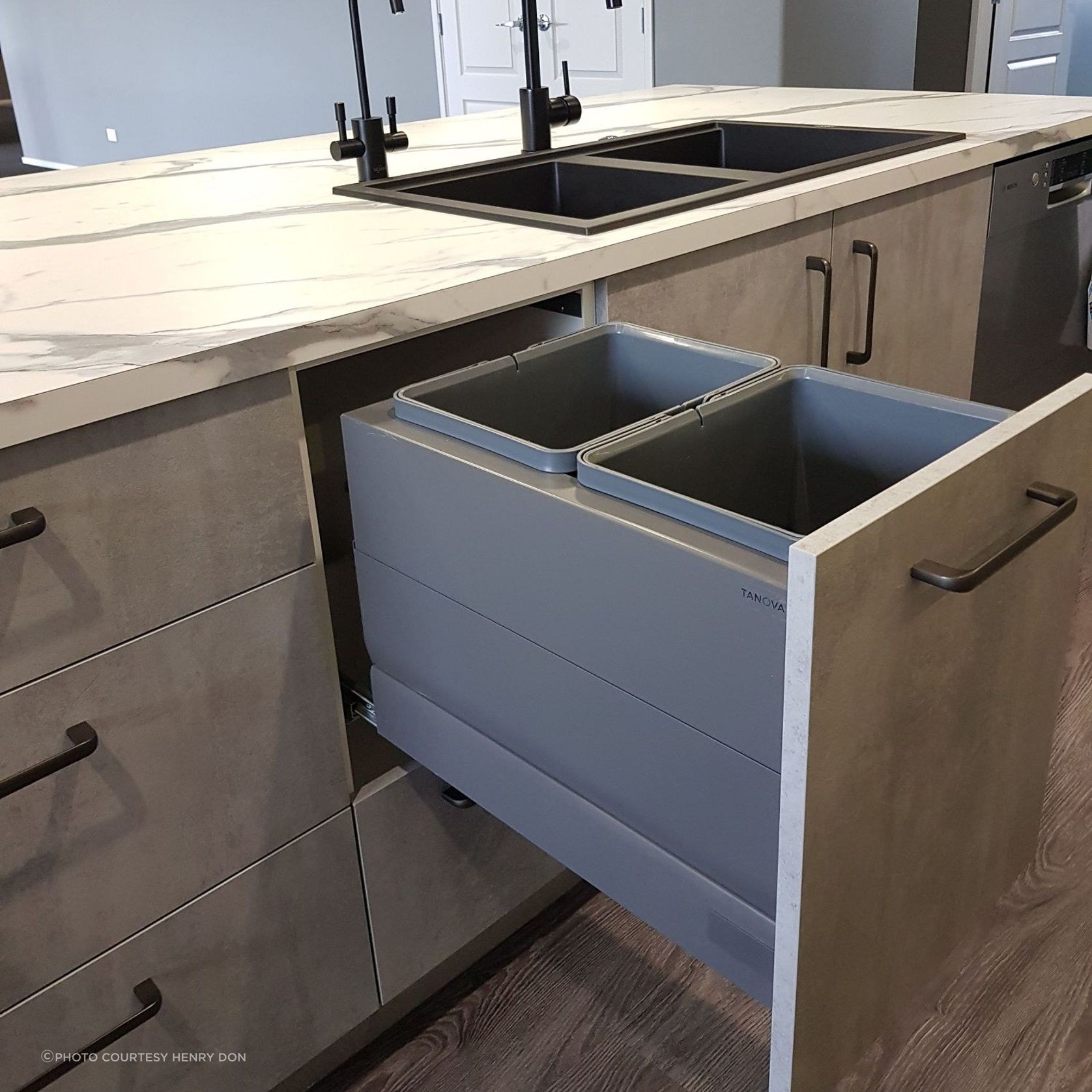 Tanova Designer Series Pull Out Kitchen Bins gallery detail image