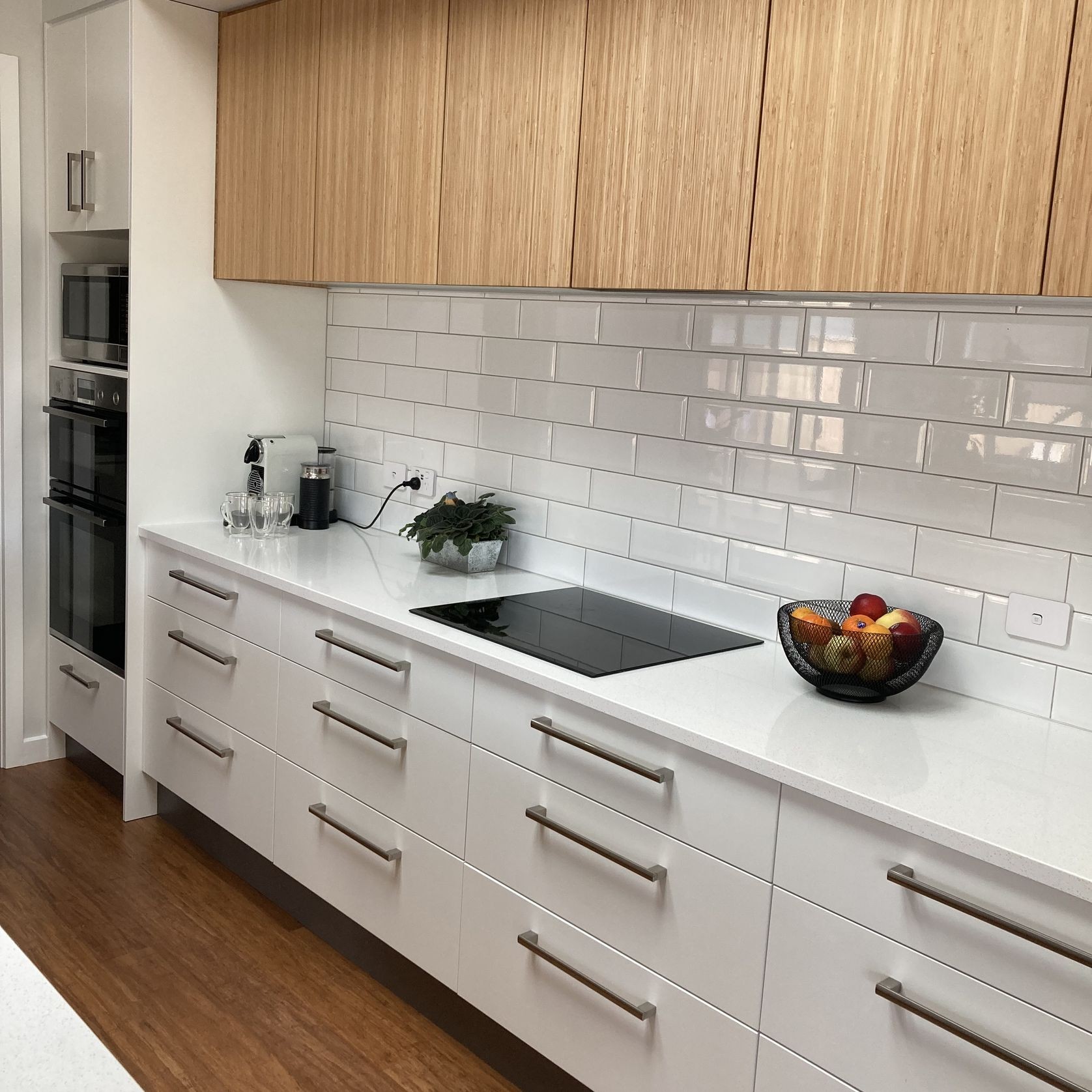 Vertical Bamboo Panel - Coffee Panel gallery detail image