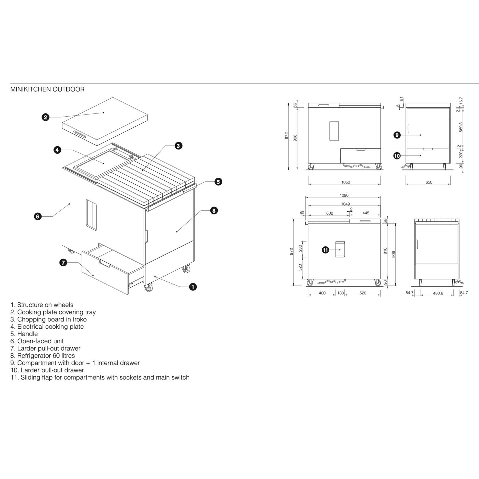 Minikitchen Outdoor by Boffi gallery detail image