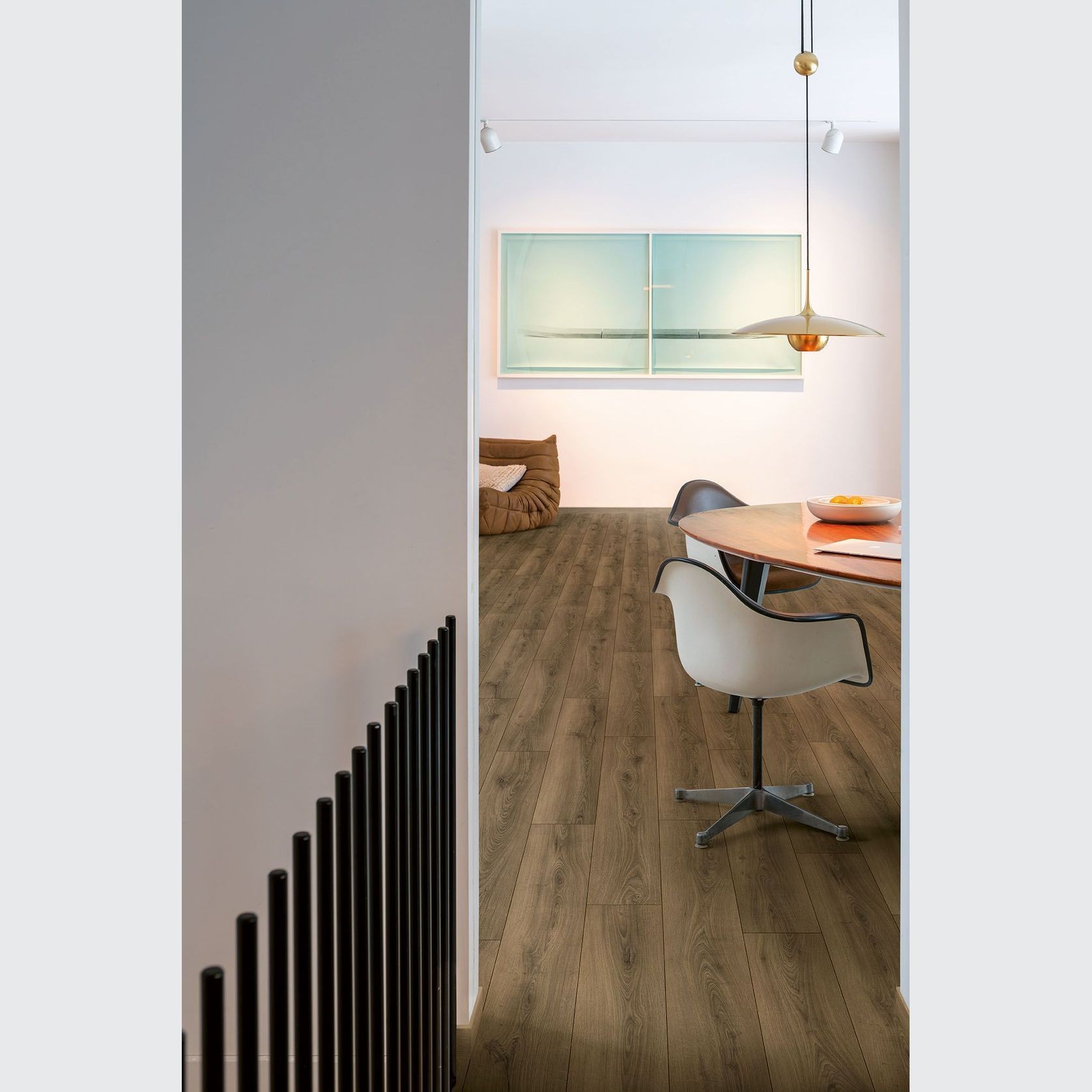 Quick-Step Classic Warm Brown Oak Laminate Flooring gallery detail image