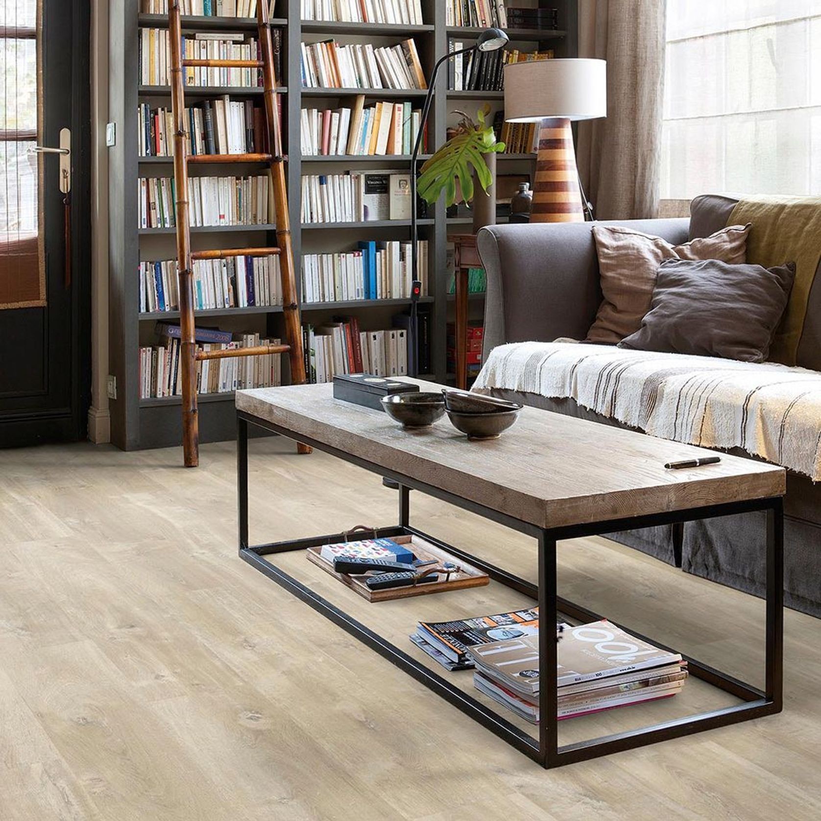 Quick-Ste+C115:C213p Creo Charlotte Oak Brown Laminate Flooring gallery detail image