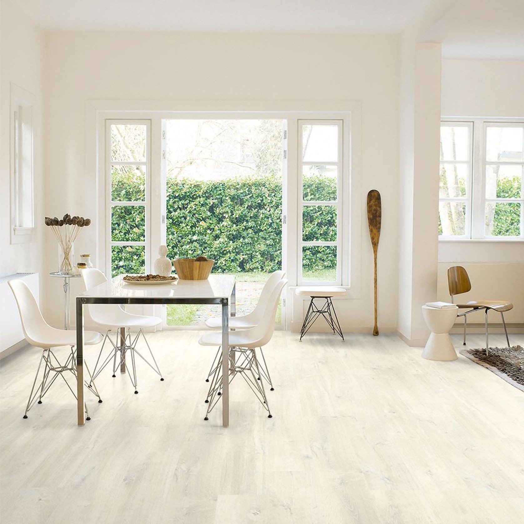 Quick-Step Creo Charlotte Oak White Laminate Flooring gallery detail image