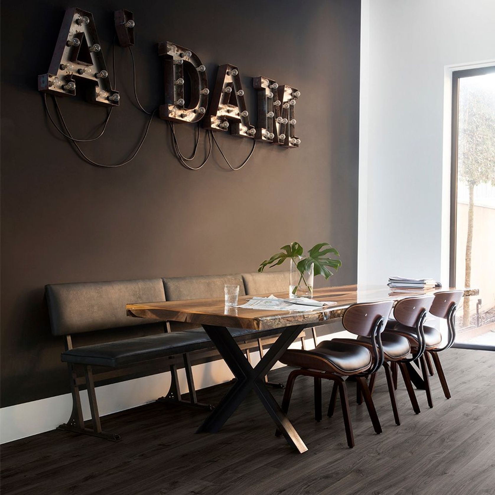 Quick-Step Eligna Newcastle Oak Dark Laminate Flooring gallery detail image