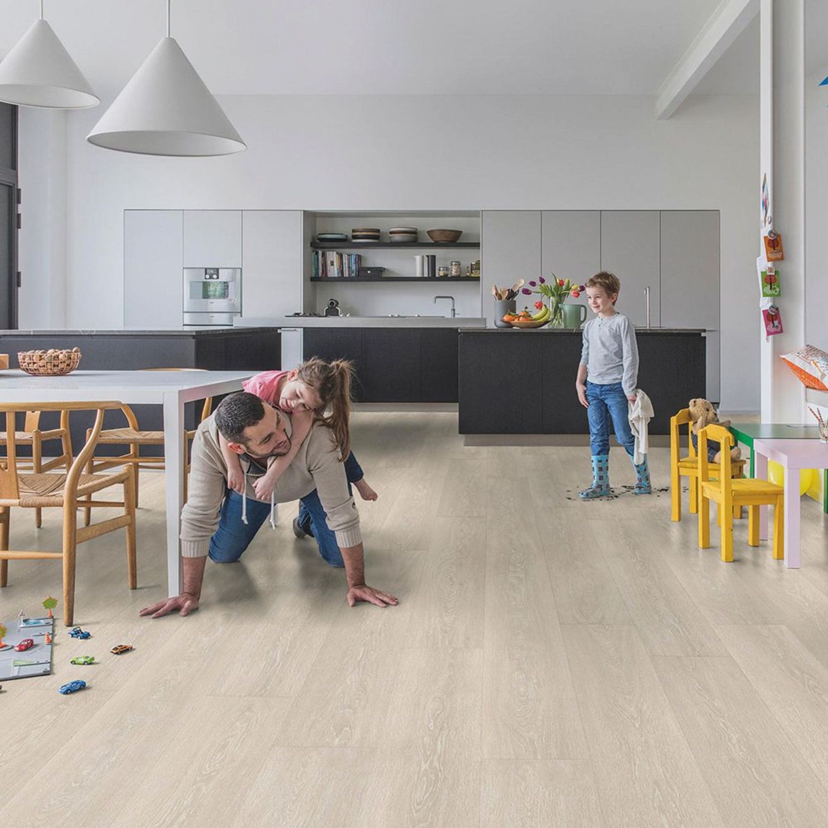 Quick-Step Majestic Valley Oak Light Beige Laminate Flooring gallery detail image