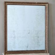 Antique French Louis XVI Overmantle Mirror gallery detail image