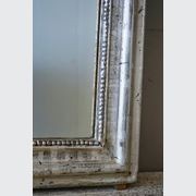 Antique French Louis Philippe Silvered Mirror gallery detail image