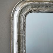 Antique French Louis Philippe Silvered Mirror gallery detail image