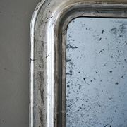Antique French Louis Philippe Silvered Mirror gallery detail image