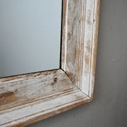 French Antique Mirror with Distressed Patina gallery detail image