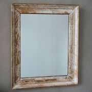 French Antique Mirror with Distressed Patina gallery detail image