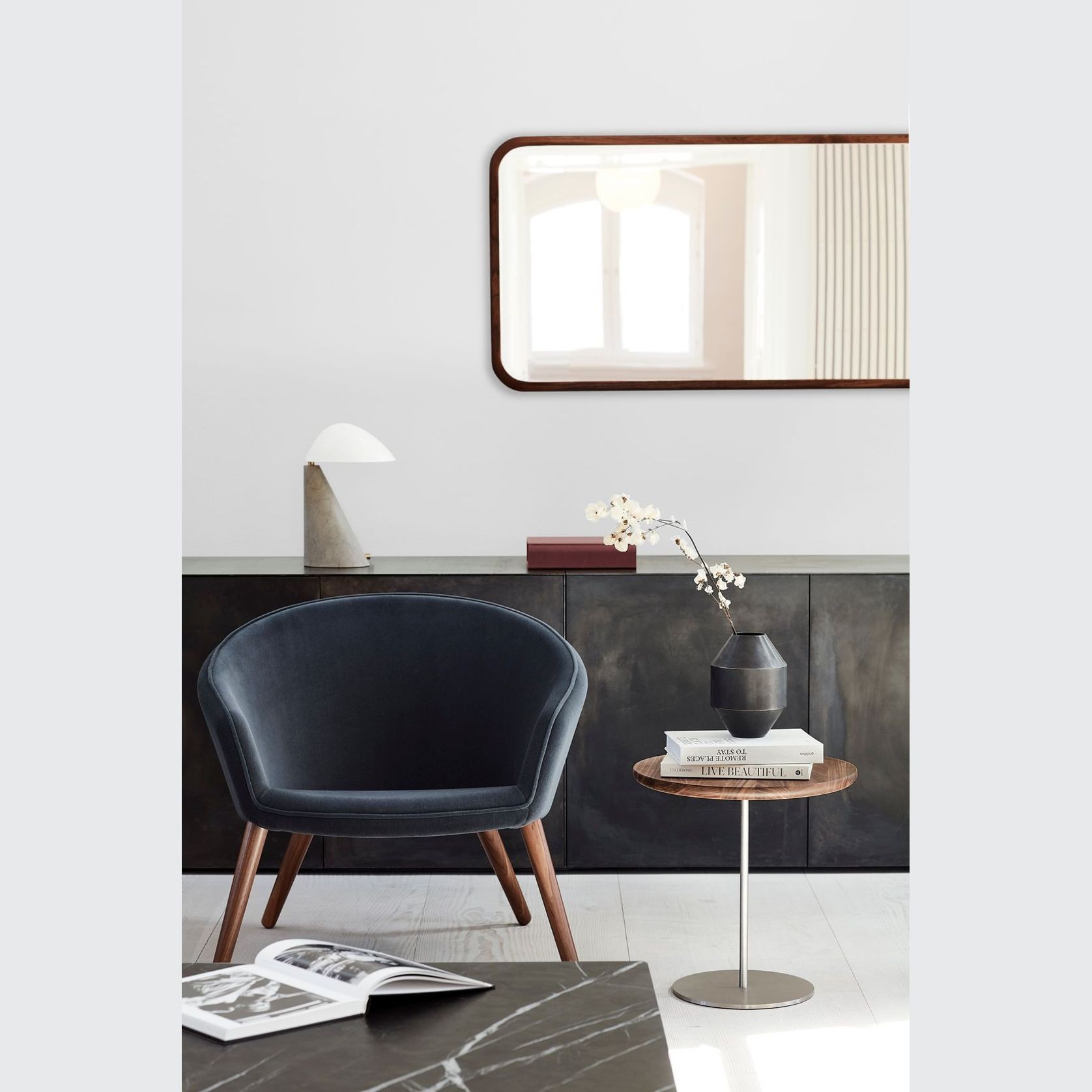 Silhouette Mirror Rectangle by Fredericia gallery detail image