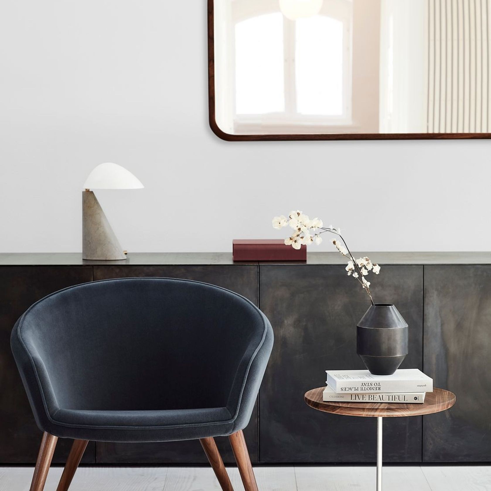 Silhouette Mirror Rectangle by Fredericia gallery detail image