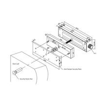 LOX Weather Resistant Electro Magnetic Gate Lock EM5000 gallery detail image