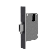A0300BLK - Mortice Sliding Door Lock 60mm Backset gallery detail image
