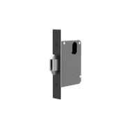 A0300BLK - Mortice Sliding Door Lock 60mm Backset gallery detail image