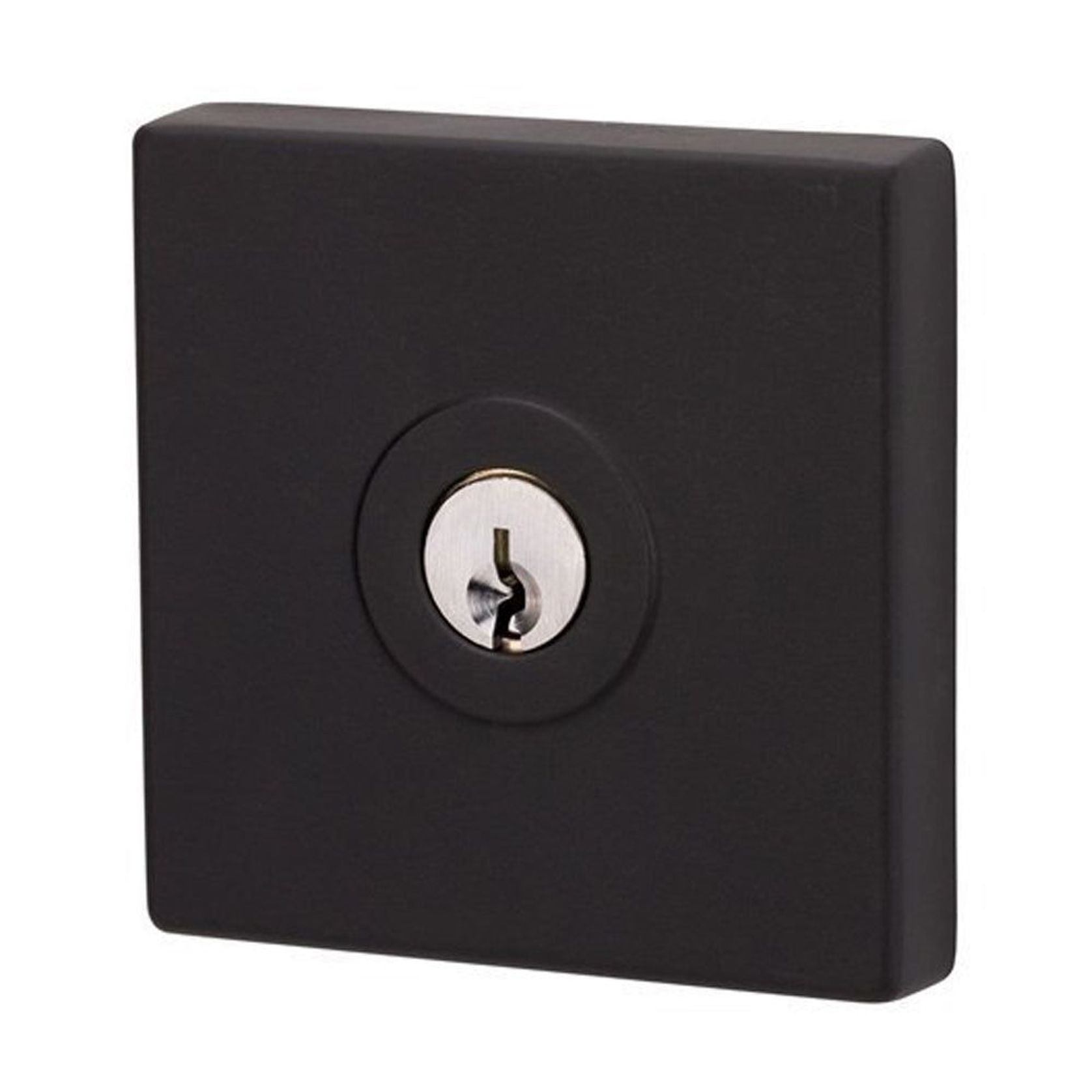 Lockwood Paradigm Square Deadbolt Rose Matt Black gallery detail image