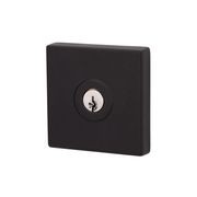 Lockwood Paradigm Square Deadbolt Rose Matt Black gallery detail image