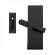 Emtek Rectangular Barn Door Privacy Lock with Strike gallery detail image