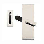 Emtek Rectangular Barn Door Privacy Lock with Strike gallery detail image