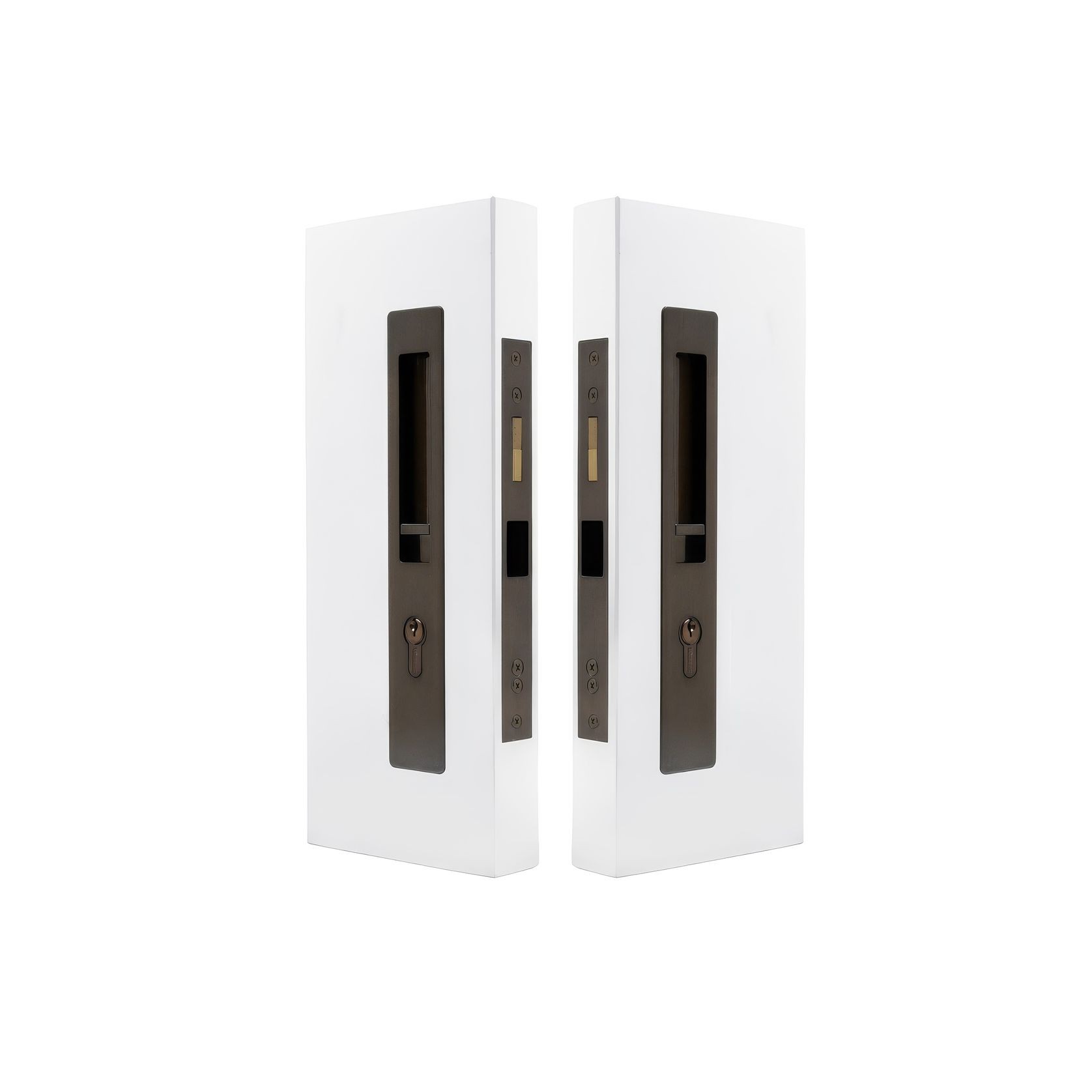 LUME - Locking Set - Integrated - 51-58mm Doors gallery detail image