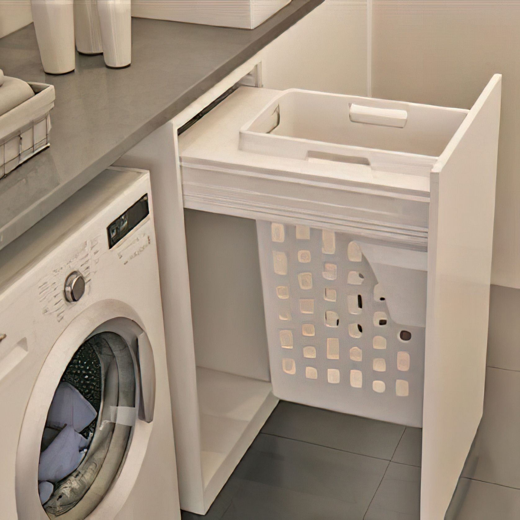 Krome Laundry Hamper (1 X 35Lt) gallery detail image