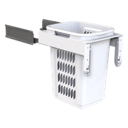 Concelo 1 x 60L Laundry Hamper | Door Pull | White gallery detail image