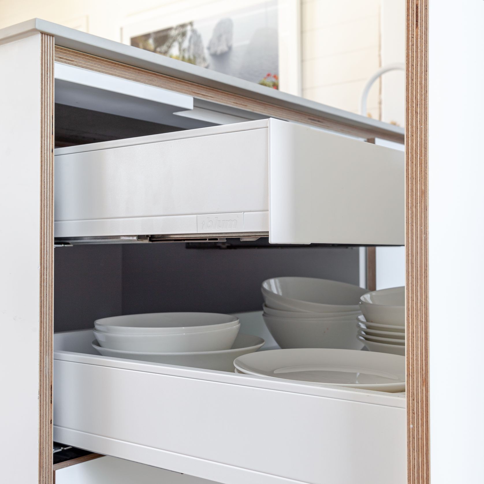 Charisma Acrylic on Birch Panels - White gallery detail image