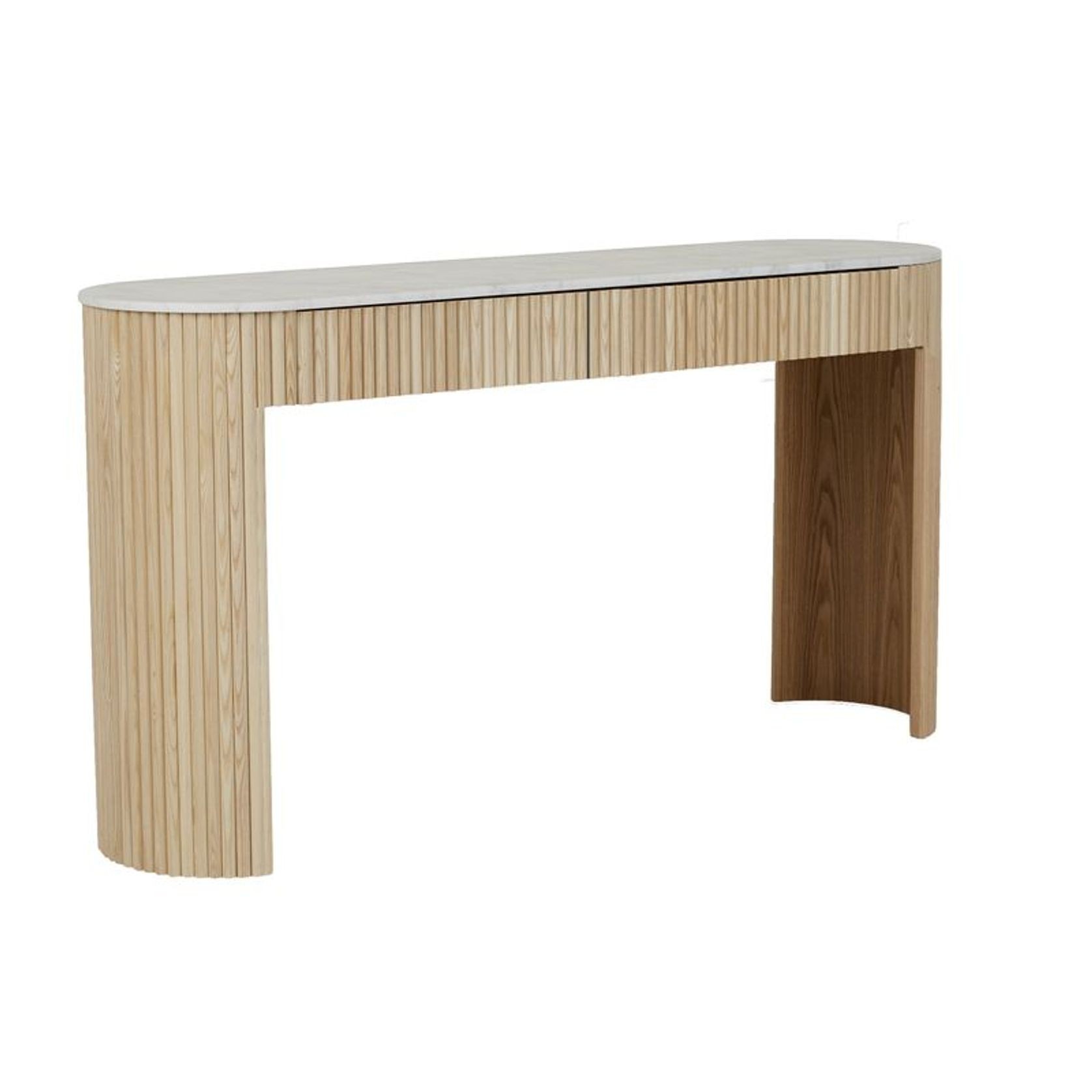 Benjamin Ripple Grand Marble Console gallery detail image