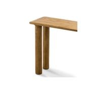 Khakti 140cm Pillar Console Table | Natural gallery detail image