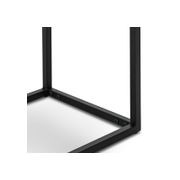 Ebonie 120cm White Marble Console Table | Black gallery detail image