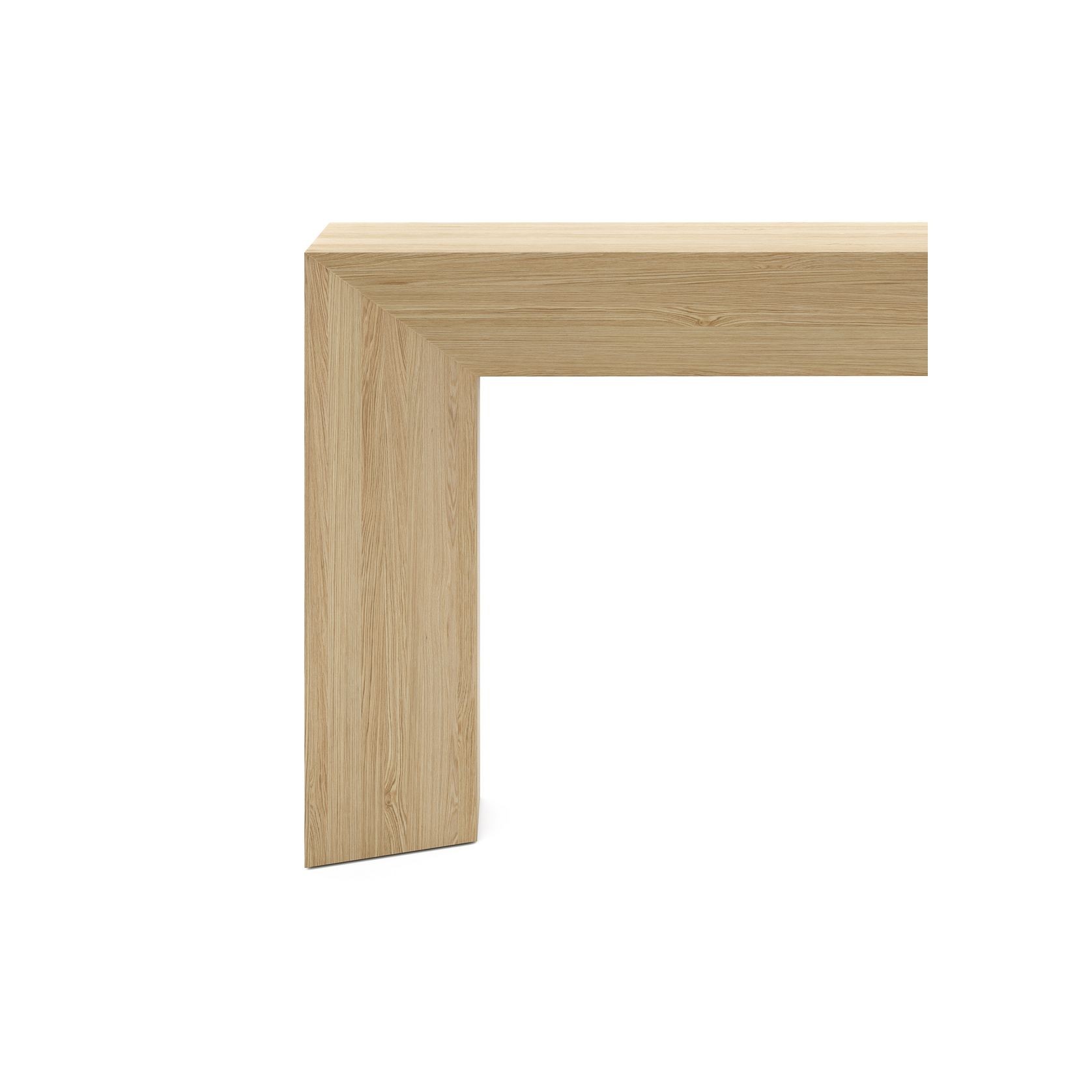 Edje 140cm Oak Tall Console Table | Natural gallery detail image