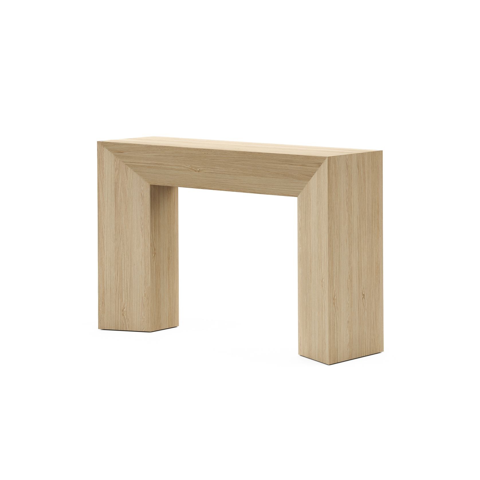 Edje 140cm Oak Tall Console Table | Natural gallery detail image