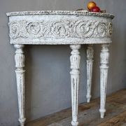 Louis XVI Painted Demi-lune Console gallery detail image