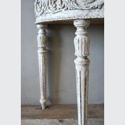 Louis XVI Painted Demi-lune Console gallery detail image