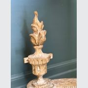 French Louis XVI Painted Demi-lune Consoles (Pair) gallery detail image