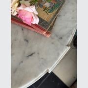 French Louis XVI Painted Demi-lune Consoles (Pair) gallery detail image