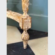 French Louis XVI Painted Demi-lune Consoles (Pair) gallery detail image