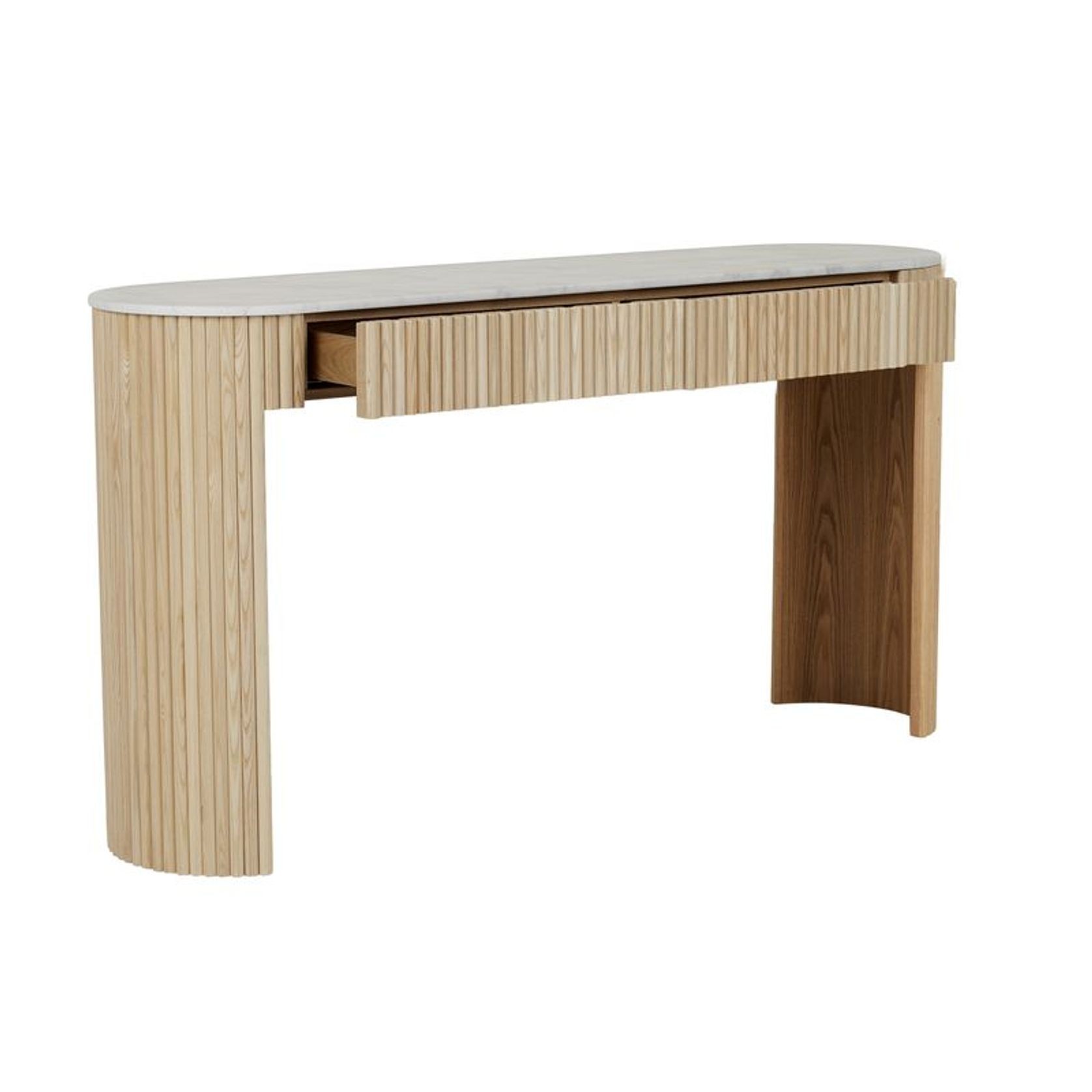 Benjamin Ripple Grand Marble Console gallery detail image