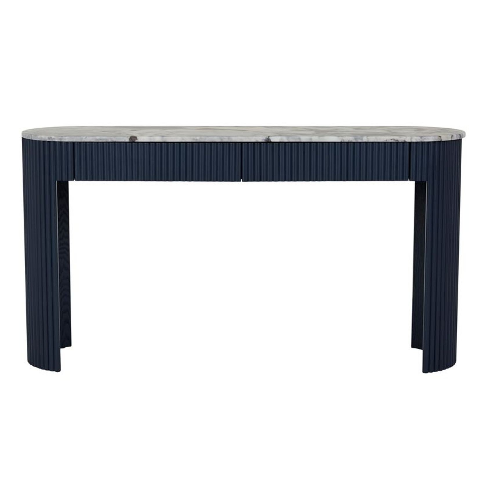 Benjamin Ripple Grand Marble Console gallery detail image